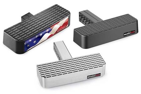 Step Bars, Running Boards, Hitch, Stainless Steel, Black Powder Coated, No Drilling, Rocker Panels