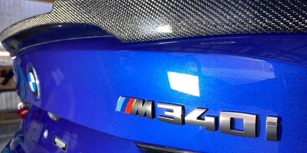 BMW M340i paint correction and lifetime warranty ceramic coating