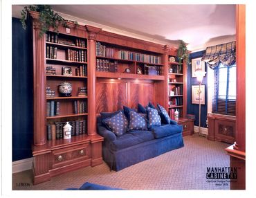 Crotch Mahogany Traditional style with raised paneling.