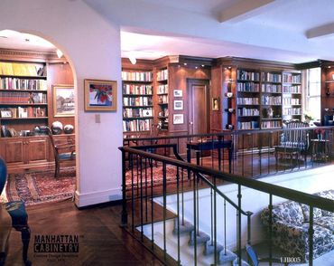 LIB005 – Cherry Traditional style built-in library