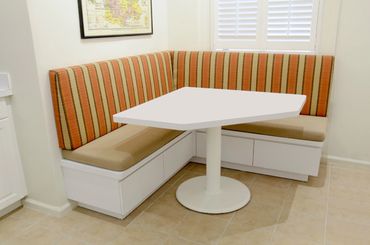 Item: KTC022 - Paint, Fabric Modern style unit, built-in.