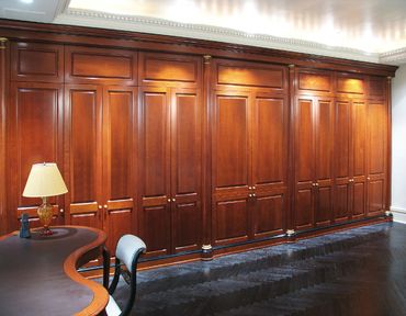 Item: PAN010 – Cherry Traditional style design with recessed panels.