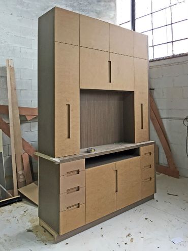 A set of cabinets by Manhattan Cabinetry