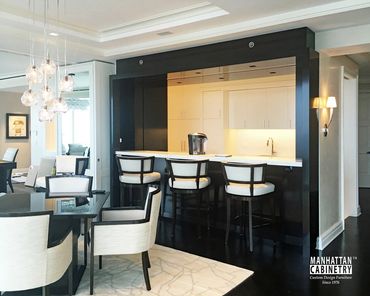 BAR019 - Sapelli, stone top Modern style unit