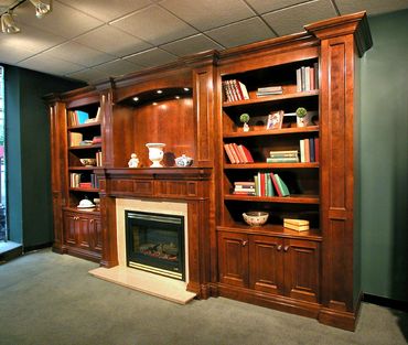 bookcase by Manhattan Cabinetry