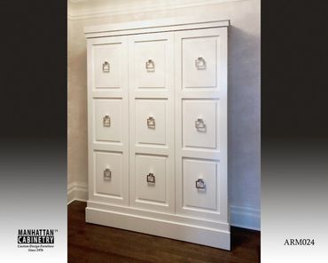 Paint gloss finish, polished hardware Modern style unit.