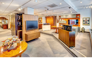 Living room showcase