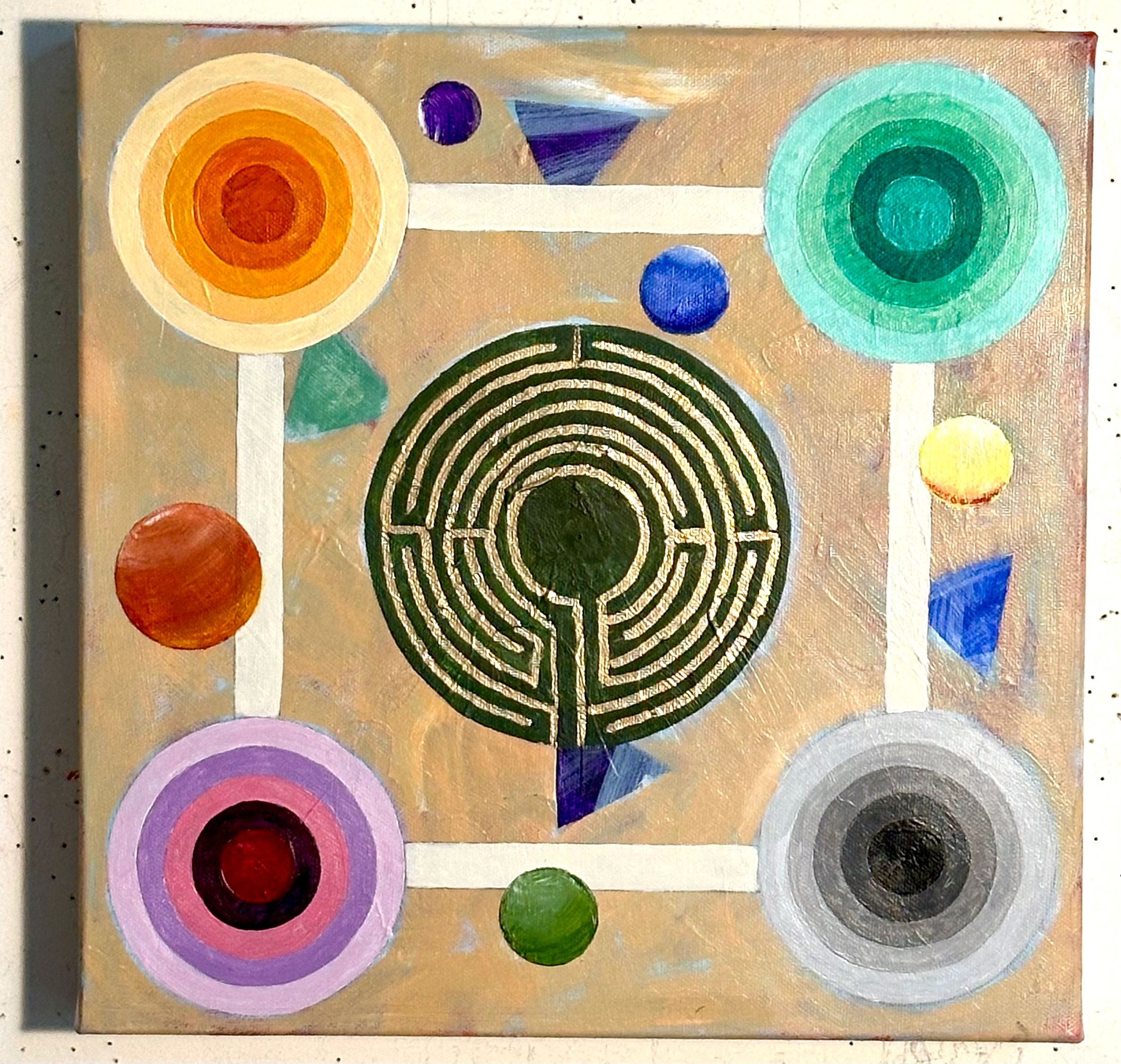 Colorful abstraction with Labyrinth