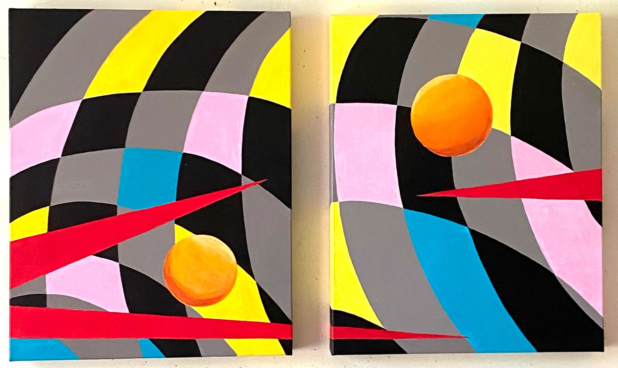 Diptych Abstraction