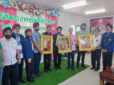 Thai sikh patronage, one of saran's community involvement groups
