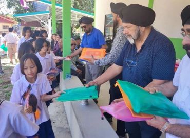 Thai sikh patronage, one of saran's community involvement groups