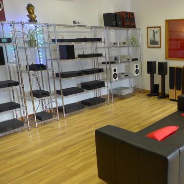 This link will take you to Moorgate Acoustics - the home of all things Hi-Fi and upstairs.