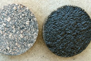 Asphalt sealing. Asphalt coating.