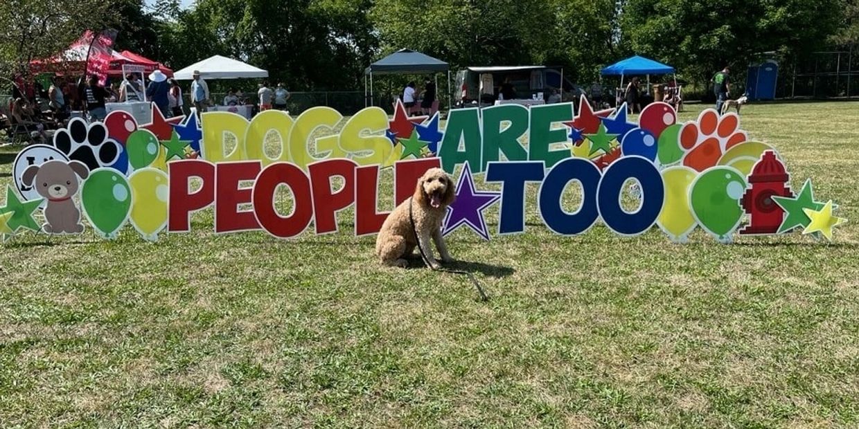 Photo of Therapy K9 Remy at Dogs Are People, Too event at Carruthers Park