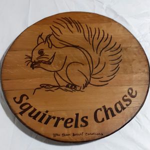 whisky barrel house sign custom laser etched by wee dram barrel creations