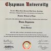 Chapman University Dale E. Fowler School of Law Diploma Picture