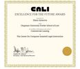CALI Excellence for the Future Award Negotiations
