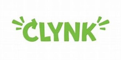 Green CLYNK logo with arrows and lines.
