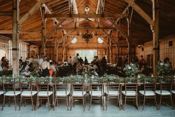 View of the inside of Odins Owl taken from behind the head table.