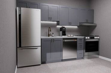 RTA GREY SHAKER DOOR PANEL