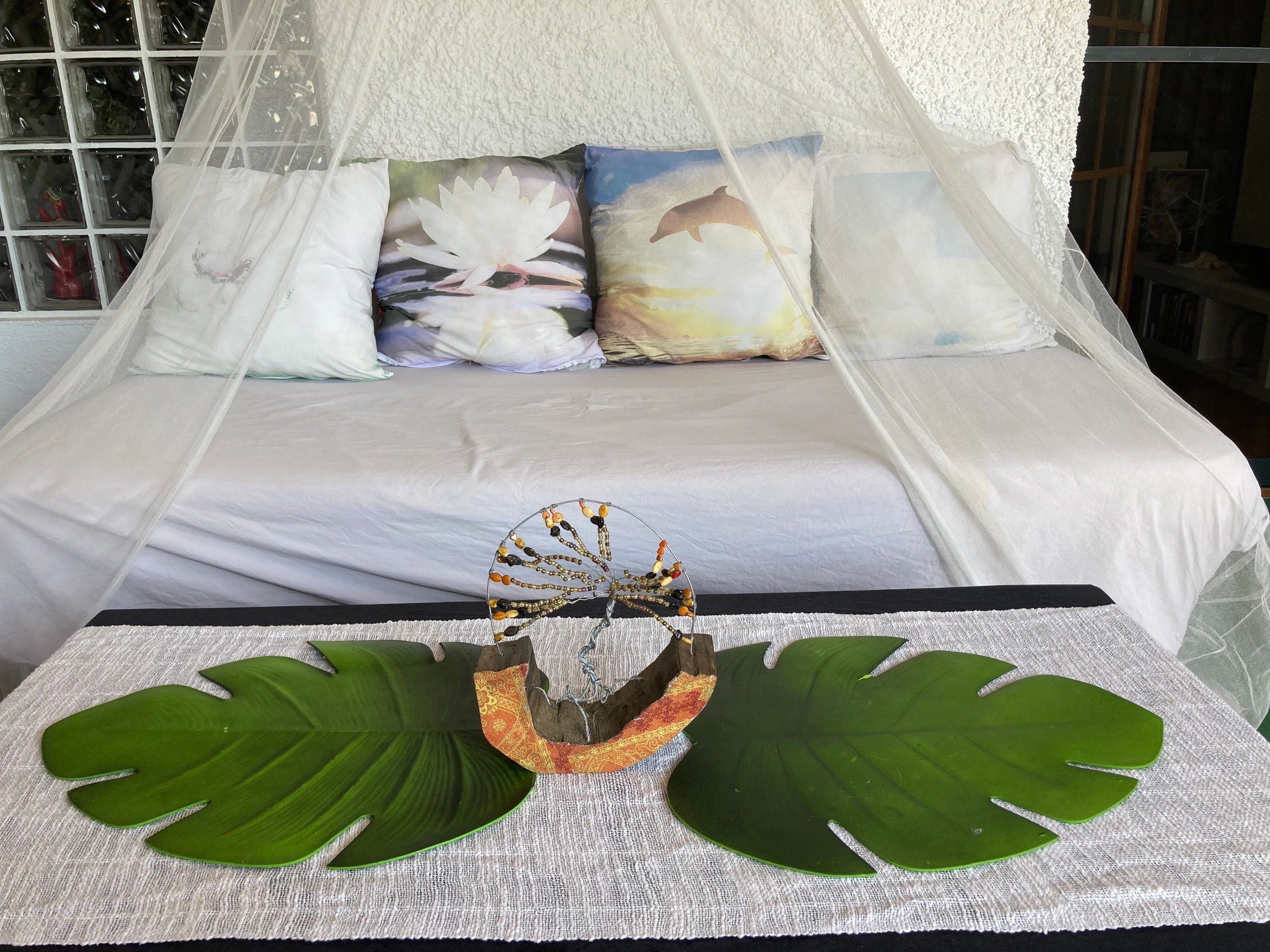 Terraza para descansar del silencio.