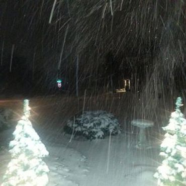 "Snowdance" photo of ongoing winter snowstorm by Mina Koury Martin