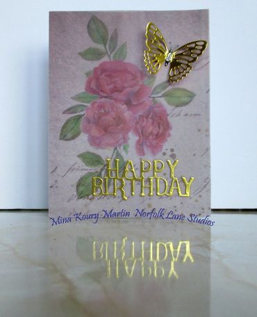 Collage Card by Mina Koury Martin