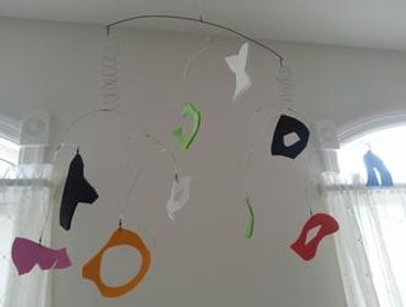 Mobile sculpture by Mina Koury Martin