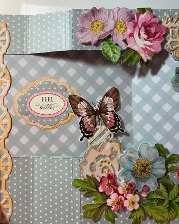 Detail, Collage Card by Mina Koury Martin