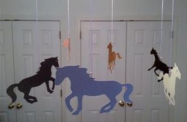 Mobile sculpture by Mina Koury Martin