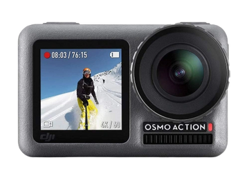 DJI OSMO Action Camera (Silver, Grey)  Dual Screen 12 MP Camera 4K Recording Upto 60 FPS Fast Mode