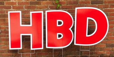 Happy Birthday Set - Red