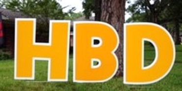 Happy Birthday Set - Yellow