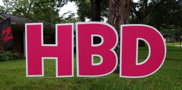 Happy Birthday Set - Hot Pink