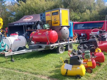 Waimumu fieldays site set up February 2024