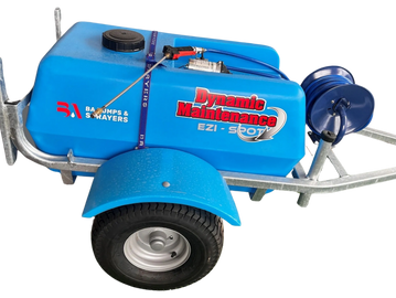 Tow behind spray trailer
