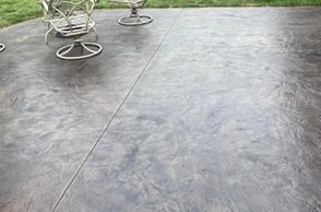 Italian Slate Stamped Concrete with antique