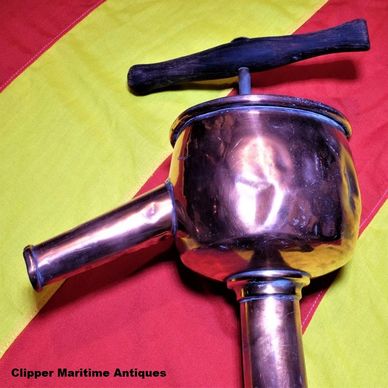 antique royal navy rum pump copper british admiralty grog syphon