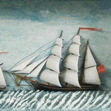 antique ship models sailor made shipping diorama shipbuilders model half block hull