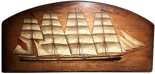 marine pierhead painting maritime nautical steamship sailing ship oil