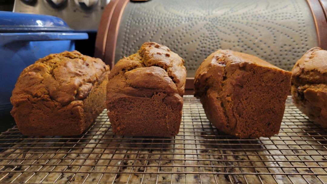 Spiced Pumpkin-Cherry Bread