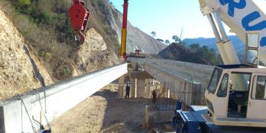 Montaje de trabe tipo Nebraska y AASTHO tipo IV. Sinaloa