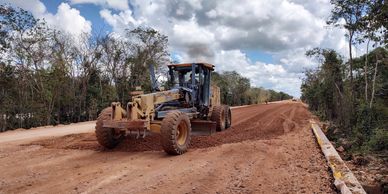 Ampliación de via para el tren Terracerias, en el segmento 16, Quintana Roo