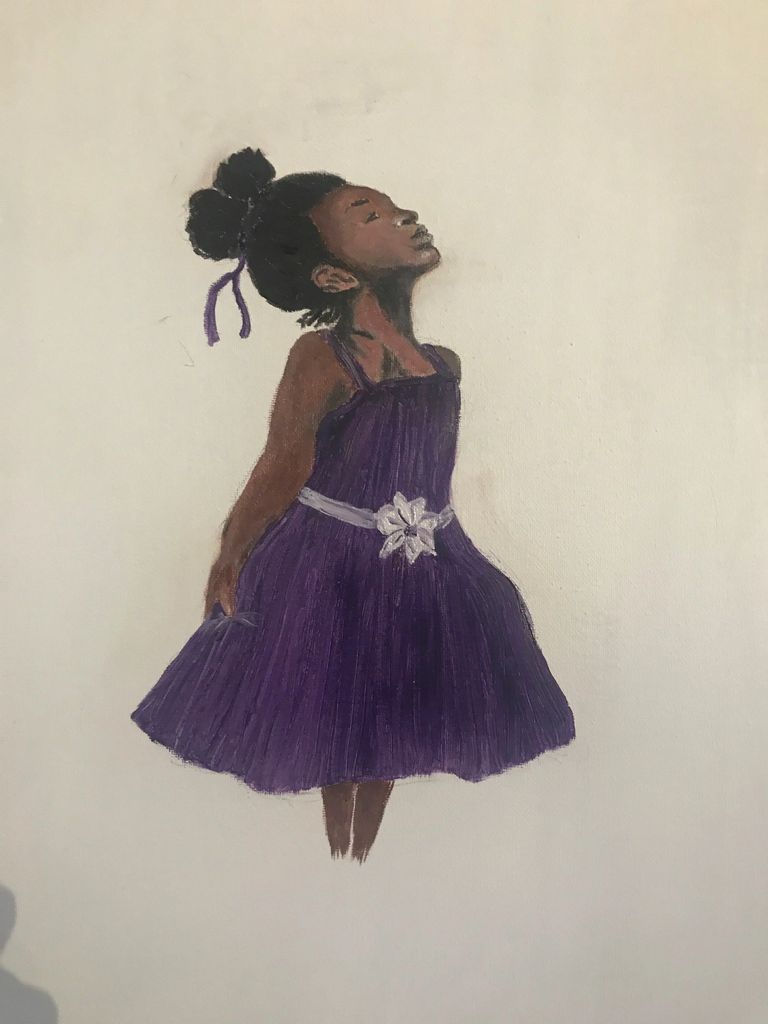 Art by Shirley Jackson Whitaker, Author I am Lucky.