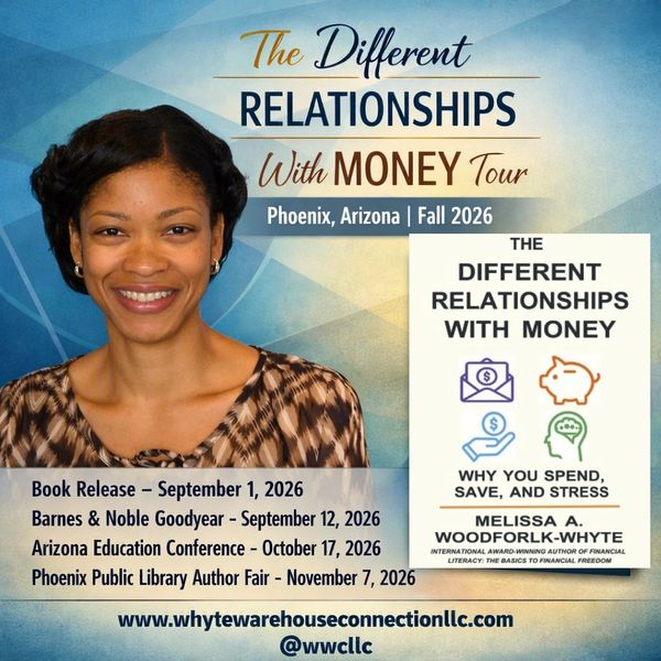 Author Melissa A. Woodfork-Whyte promotes her book and fall 2026 tour in Phoenix, Arizona.