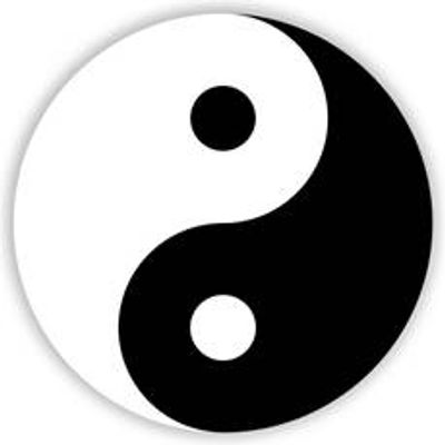black and white yin yang ilustration ancient symbol of Traditional Chinese Medicine TCM