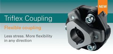Fenner TriFlex cord-reinforced flexible couplings