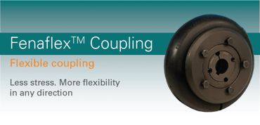 Fenaflex Tyre Couplings are elastic, lubrication free couplings tolerate large  misalignment.