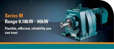 Fenner gearbox Series M coaxial gearbox Ratios from 5:1 to11,000:1, up to 11,00Nm