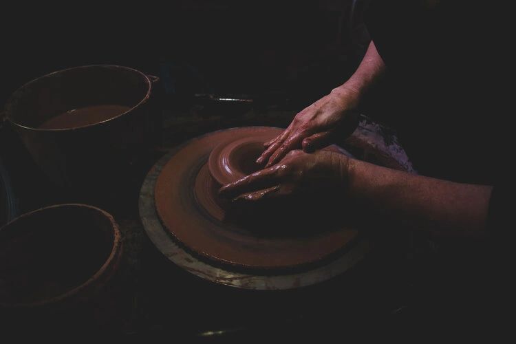 The beginnings of a clay jar. (Photo GYC/Emily Reed.) The beginnings of a clay jar. (Photo GYC/Emily Reed.)